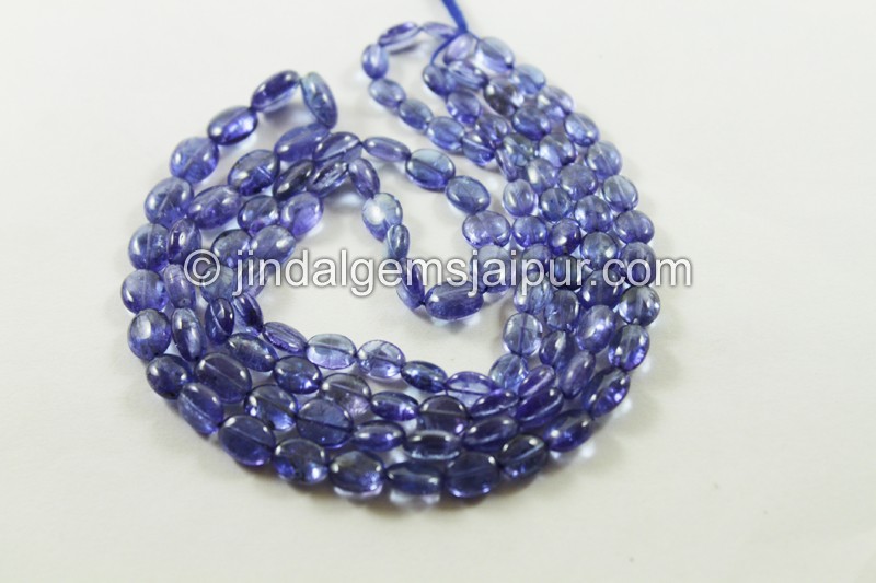 Tanzanite Smooth Oval Beads